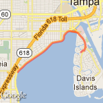 long run, 6.24 miles route map