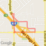 1597 Test drive route map