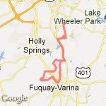 fuquay from home route map