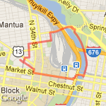 schuylkill river trail loop route map