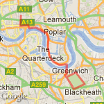 Greenwich park route map