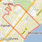 Around the Burlington route map