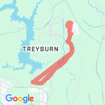 Treyburn 5 Miles route map