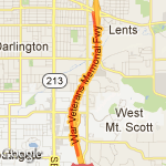 foster to fuller on 205 path route map