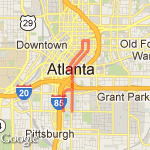 Hot Chocolate 5K 2013 route map