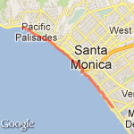 santa monica route map