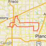 MY VERY LONG RUN route map