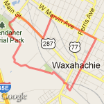 Otto and Gus Dog Walking Route route map