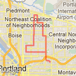 9 Mile Loop route map