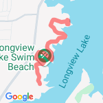 Longview Lake 4miles route map