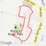 Stone Ridge 1 route map