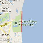 3 Miles Hanna Park Run- Lifeguard route map