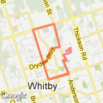 Dryden 10 kms. rRun route map