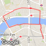 Morning/Evening Run route map