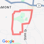 HOME TO GODFREY route map