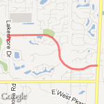 Eagle Harbor Parkway route map