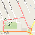 Oakhurst 1 Mile #2 route map