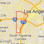 Around USC  route map