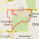 Across Dodge through Dundee route map