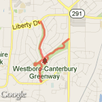 Liberty (Greenway) route map