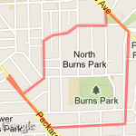 park run route map