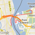 Bridge Race 2013 route map