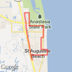 6 Mile Baptist Church route map