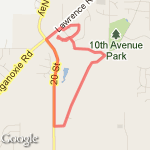 morning run route map