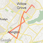 Greyhorse Route Willow Grove route map