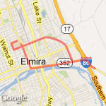 MSIII Ruck/Run Route route map