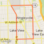 Relay For Rights! route map