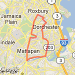 Mattapan Route route map