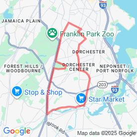 Mattapan Route - 14.48 Km route in Boston