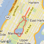 Outer Reservoir route map