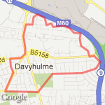 Urmston 5km route map