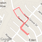 Walking Route route map