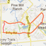 7 Miles from Angie's House! route map