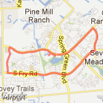 7 Miles from Angie's House! route map