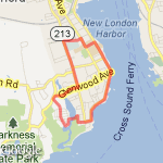 Ocean Beach Glen to Plant route map