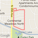 1 Mile Run route map