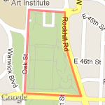 Nelson Atkins route map