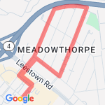 Run Through Sandy's Neighborhood route map