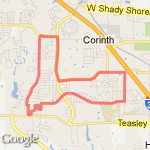 7 mile Goat farm  route map