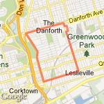 Broadview run route map