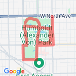 Glow In the Dark Dance Party 5k Run route map