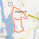 6 mile Niantic river route map