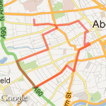 Vix and Jane walk route map