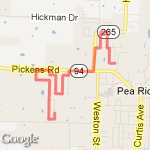 Jen - 5 mi route map