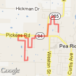 Jen - 5 mi route map