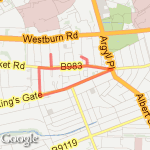 Jane's run route map